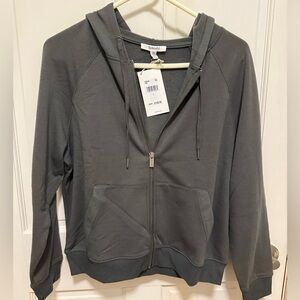 Splendid Charcoal Zip-Up Hoodie